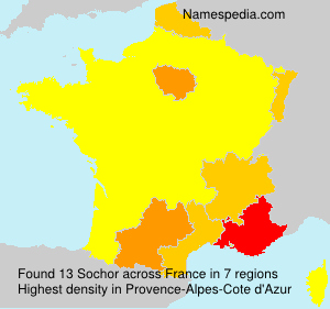 Surname Sochor in France Surname Sochor in France