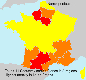 Surname Soetewey in France Surname Soetewey in France
