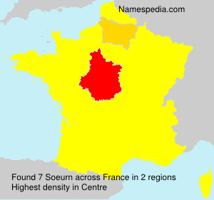 Surname Soeurn in France