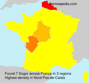 Surname Sogor in France Surname Sogor in France