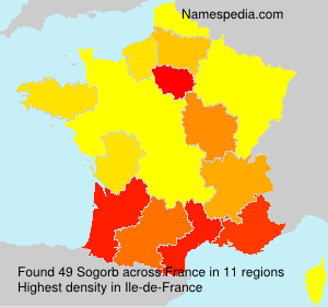 Surname Sogorb in France