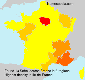 Surname Sohbi in France Surname Sohbi in France