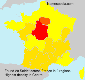 Surname Soidet in France Surname Soidet in France