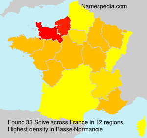 Surname Soive in France Surname Soive in France