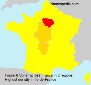 Surname Sojfer in France Surname Sojfer in France