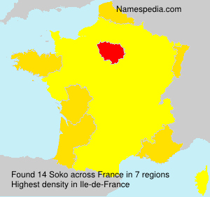 Surname Soko in France Surname Soko in France