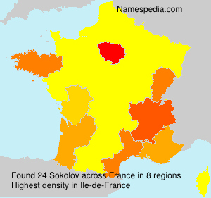 Surname Sokolov in France Surname Sokolov in France