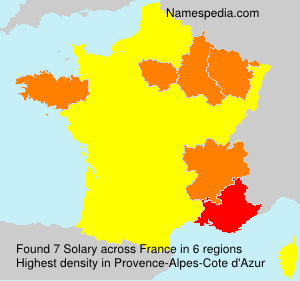 Surname Solary in France Surname Solary in France