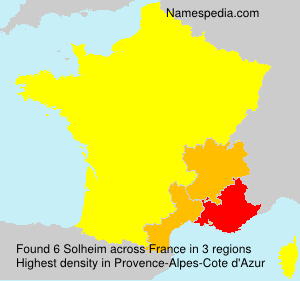 Surname Solheim in France Surname Solheim in France