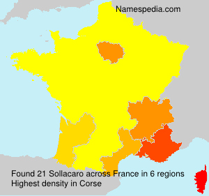 Surname Sollacaro in France