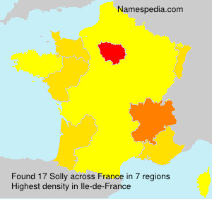 Surname Solly in France Surname Solly in France
