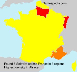 Surname Soloviof in France Surname Soloviof in France