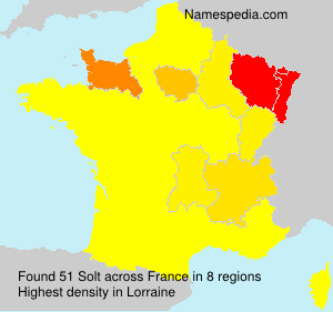 Surname Solt in France Surname Solt in France