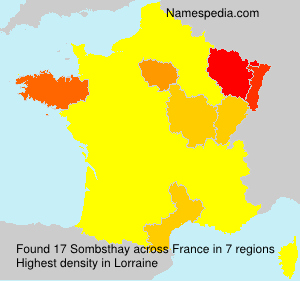 Surname Sombsthay in France