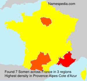 Surname Somen in France Surname Somen in France