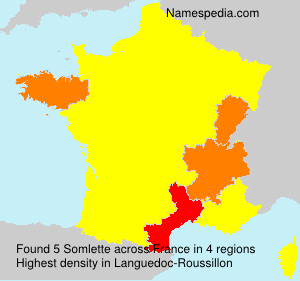 Surname Somlette in France Surname Somlette in France