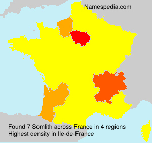 Surname Somlith in France Surname Somlith in France