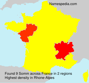 Surname Somm in France Surname Somm in France