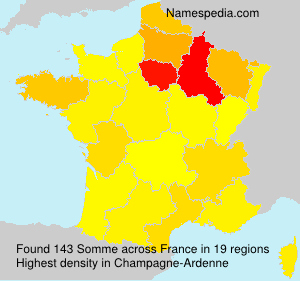 Surname Somme in France Surname Somme in France