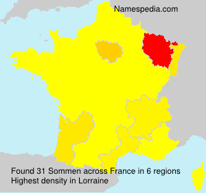 Surname Sommen in France Surname Sommen in France