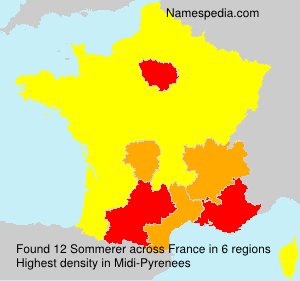 Surname Sommerer in France Surname Sommerer in France