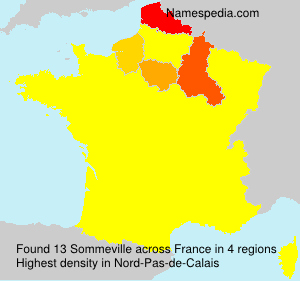 Surname Sommeville in France Surname Sommeville in France