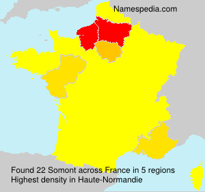 Surname Somont in France Surname Somont in France
