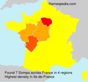 Surname Sompa in France Surname Sompa in France