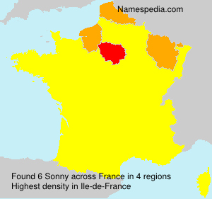 Surname Sonny in France Surname Sonny in France