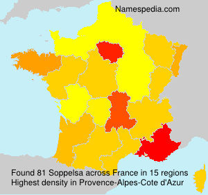 Surname Soppelsa in France Surname Soppelsa in France