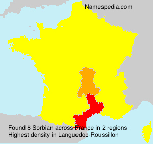Surname Sorbian in France Surname Sorbian in France