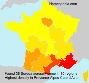Surname Soreda in France Surname Soreda in France