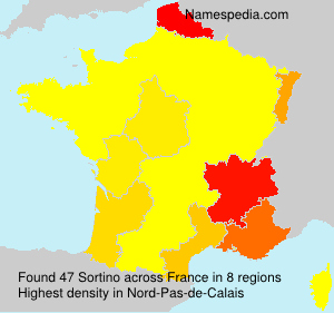 Surname Sortino in France Surname Sortino in France