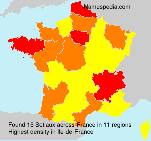 Surname Sotiaux in France Surname Sotiaux in France