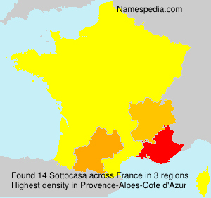 Surname Sottocasa in France Surname Sottocasa in France