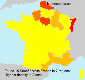 Surname Souaf in France Surname Souaf in France