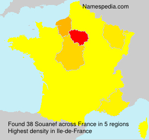 Surname Souanef in France Surname Souanef in France