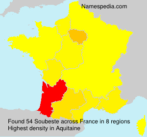 Surname Soubeste in France Surname Soubeste in France