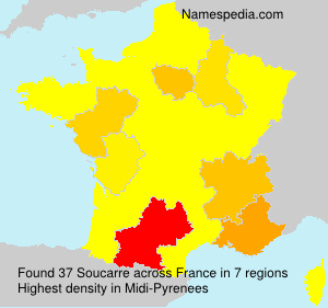 Surname Soucarre in France Surname Soucarre in France