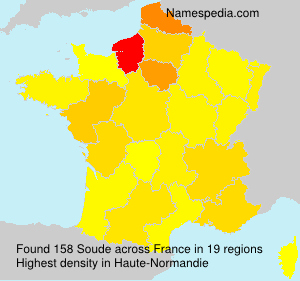 Surname Soude in France Surname Soude in France