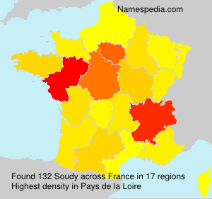 Surname Soudy in France Surname Soudy in France