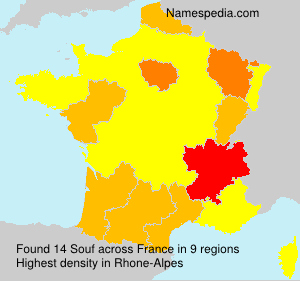 Surname Souf in France Surname Souf in France