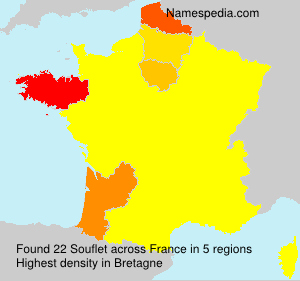 Surname Souflet in France Surname Souflet in France