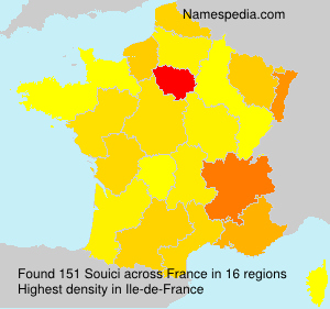 Surname Souici in France Surname Souici in France