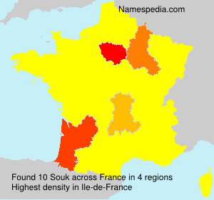 Surname Souk in France Surname Souk in France
