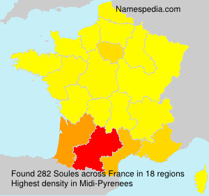 Surname Soules in France Surname Soules in France