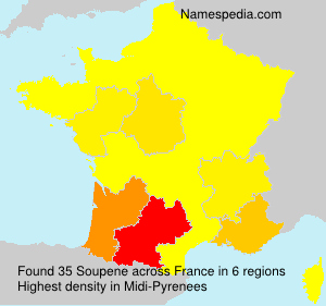 Surname Soupene in France Surname Soupene in France