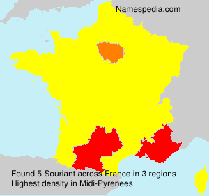 Surname Souriant in France Surname Souriant in France