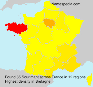 Surname Sourimant in France Surname Sourimant in France
