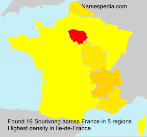 Surname Sourivong in France Surname Sourivong in France